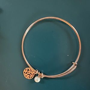 Alex & Ani New Journey Bracelet with Pearl